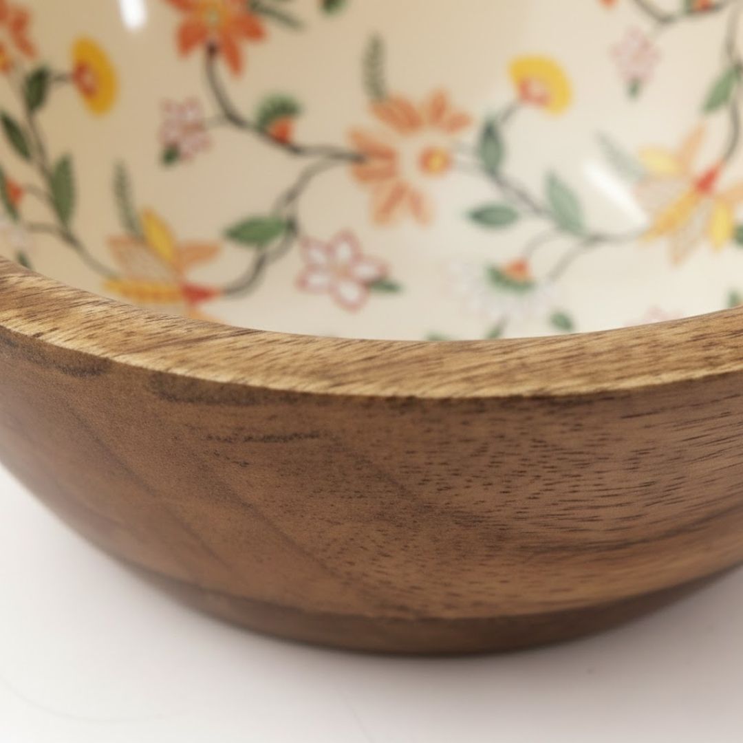 Handcrafted Mango Wood Bowl for Stylish Dining